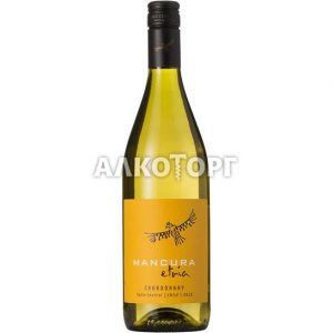 Вино МАНКУРА ШАРДОНЕ  0.75L белое сухое (Чили)