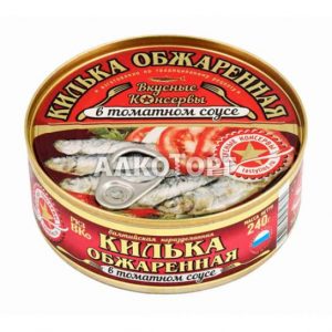 Консервы КИЛЬКА В ТОМАТЕ обжаренная 240г
